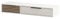 Schildmeyer Loft Konsolentisch 157181, Mattweiß/Akustikpaneel Optik, 103,7 x 32,1 x 16,4 cm
