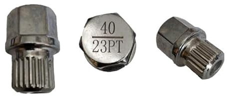 MARJS for BMW MINI 13 Spline ABC40/23 Replacement Security Master Anti Theft Locking Wheel Nut Key Bolt Remover Tool for BMW MINI ABC40/23PT