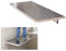304 Edelstahl Wandmontierter Esstisch Klapptisch Küche Arbeitsplatte mit perforiertem Design 30 cm Breite