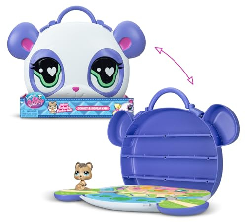Littlest Pet Shop – Sammel- & Display-Box – 1 Seltener Petshop + Aufbewahrungsbox (25 Figuren) + Roblox-Code – Mini-Tierfiguren zum Sammeln – Spielzeug ab 4 Jahren – BF00729