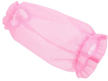 Lurrose Atmungsaktive Hundeohrschutz Netzhaube für Hunde, Rosa Mesh