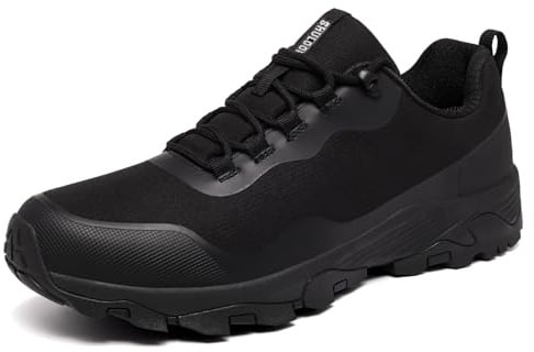 SHULOOK Men's Waterproof Hiking Shoes, Lightweight Low Top Trail Shoes