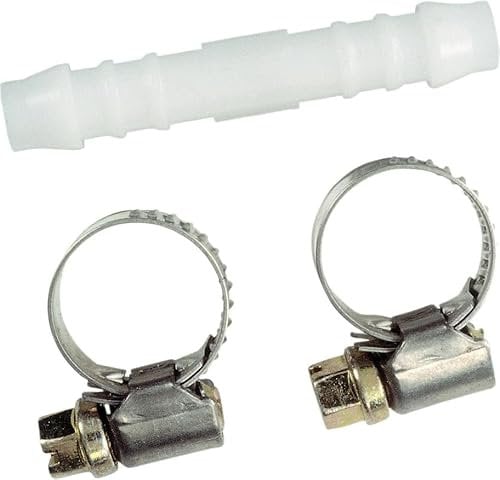 Cornat Kunststoff-Schlauchreparatur-Set, Silber/Gold/weiß, 6 mm