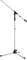 Pronomic MS-25C Microphone Stand Boom (Sturdy 3-legged Boom Stand, Height-Adjustable, Including Adjustment Screw and Cable Clips, Chrome)
