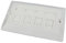 World of Data CAT6 Double Socket Quad Port Faceplate - Socket - RJ45 - Ethernet - Network - Face Plate Module