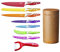 Set Royalty Line Coltelli Multicolor + Ceppo 9 PEZZI