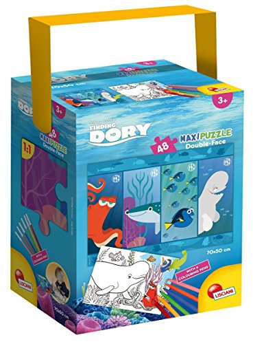 Lisciani Giochi Finding Dory, Puzzle in a Tub Maxi 48 (Kinderpuzzle)