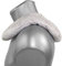 Cuscino per collo classico 30x33cm - Cuscino termico cervicale con noccioli di ciliegia (Colore: shabby-chic grigio-beige)
