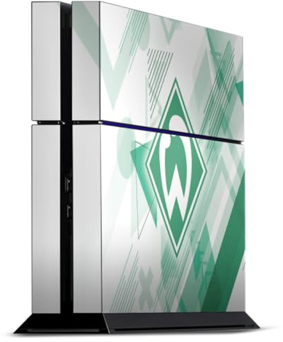 DeinDesign Skin kompatibel mit Sony Playstation 4 Folie Sticker SV Werder Bremen Muster Offizielles Lizenzprodukt