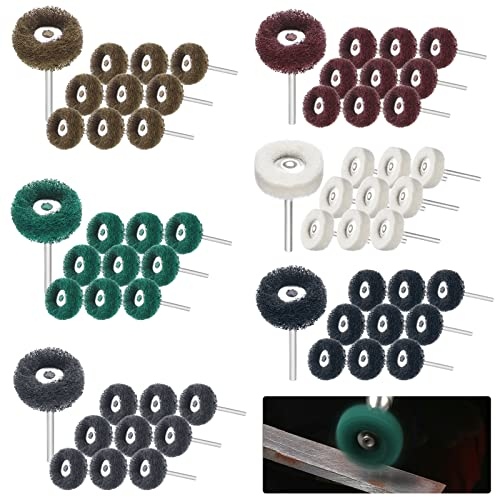 HSEAMALL Lot de 60 disques abrasifs pour outils rotatifs