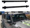 LYQNBPLUS Auto Aluminium Dachträger für Jeep Wrangler Rubicon JK/JL 2018 2019, 2 StüCk Lastenträger Dachgepäckträger Top Crossbar Dachregal AbschließBar Fahradträger RelingträGer ZubehöR