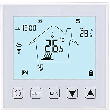 Bewarm - Betouch HR60 LED Underfloor Heating Thermostat - White