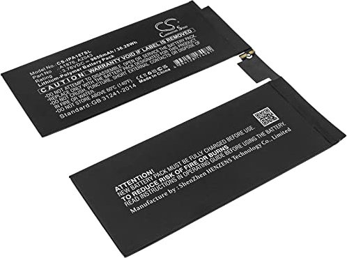 Cameron Sino - Batería para A1876, A1895, A1983, A2014, A2069, A2229, A2232, A2233, iPad Pro 12.9 2018 3rd Gen, iPad Pro 12.9 3rd, iPro 2.9 4 th PN: A1876, A2043 9650 mAh