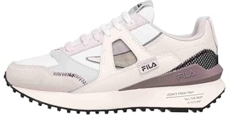 FILA Contempo Wmn, Scarpe da Ginnastica Donna, Bianco Grigio e Viola, 40 EU