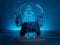 RGB Illuminated Headset and Controller Stand, Gaming Station