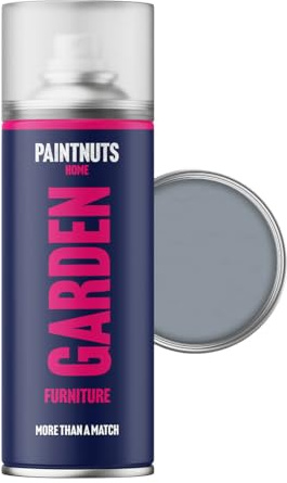 Paintnuts Garden Furniture Paint - RAL-7001 - SILVER GREY Matt 400ml Spray Can
