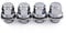Car Alloy Wheel Nuts Bolt Set of 4, Size 12 mm x 1.5, Flat Seat, 21mm Hex, Rustproof, Silver For Toyota Alphard Auris Avensis Camry Celica Wheels-DC Components