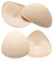 Sibba 2Paar BH-Einlagen Einsätze BH Insert Pads Push up Bra Dreieckige BH Polsterung Einlagen Wiederverwendbar Atmungsaktive Herausnehmbare Brustvergrößerer für Sport BH Bikini Tops Bademode Hautfarbe