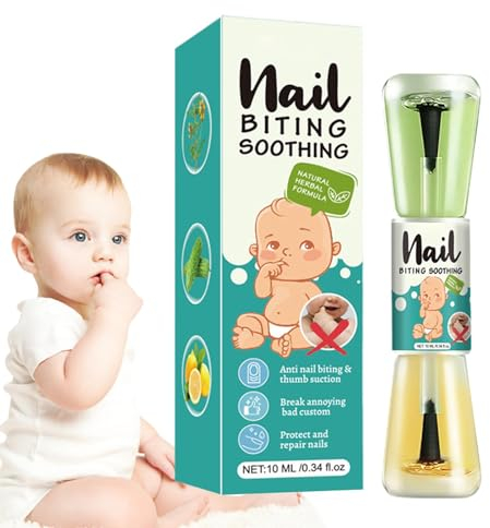 Generisch Nägelkauen Stoppen Nagellack Gegen Nägelkauen Anti Fingernagel Kauen Verhindert Nägelkauen Und Daumenlutschen Bitterer Nagellack Für Kinder Und Erwachsene, 10ml