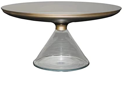 OTNQFUXI Couchtisch Couchtisch aus Glas, leicht, luxuriös, rund, nordisch, kreativ, modern, minimalistisch, for Sofa, Beistelltisch, runder Ecktisch Wohnzimmertisch (Color : B)