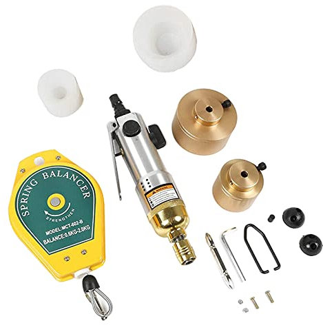 Pneumatic Bottle Capper, Handheld Bottle Capping,Sealing Machine Screwing Capping Tools for Metal Screw Cap Capper, 8500RPM for 20-30mm Plastic Bottle Caps, Hand-Held Pneumatic Bottle Capping Machine