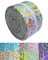 40 Streifen Jelly Roll Stoffstreifen zum Nähen, 100 % Baumwollstoff zum Quilten, Basteln, vorgeschnittene Stoffbündel, Patchwork-vorgeschnittene Quilt-Quadrate, 6,3 x 111,8 cm, Regenbogen
