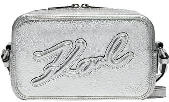 KARL LAGERFELD Kameratasche Silber, Silber