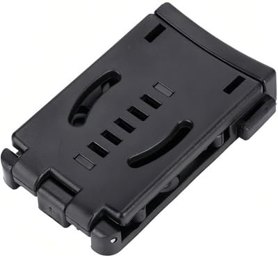 KGDUYC 1 Stück Multifunktionale Taille Clip - Clamp Taille zurück Gürtelclip Camp Reisegürtelschlaufen Gürtelclip, Scheide Klammer für Holster Camping DIY Outdoor Tool(Schwarz)