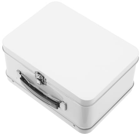 Warmhm Kofferförmige Aufbewahrungsbox Mit Deckel Und Griff Tragbare Geschenkbox Aus Papier Für Hochzeitsgäste Multifunktionale Schachtel Für Schmuck Und Kleine Gegenstände