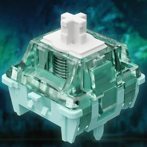GATERON Magnetic Jade Pro Linear Factory Pre-lubed Freely Setting Pre-Travel 20mm Longer Spring Key Keyboard Switches for Magnetic Gaming Keyboard (70 Pcs)