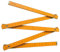 Zollstock Messwerkzeug Messstab Holzkonstruktion Genaue Markierungen Gelb 24cm/9.44 Zoll für Zuhause