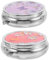 MOTHNUR 2 Piezas Pintura Decorativo de Compartimentos para Maquillaje Estuche de Viaje para Aceite y Cosméticos Caja Vacía de Pintura para Corrector y Labial con Floral