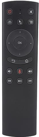 Zerodis 2.4G Funk-Sprachfernbedienung, Sprachgesteuerte Funkmaus mit USB-Empfänger für G10S TV Box PC Projektor