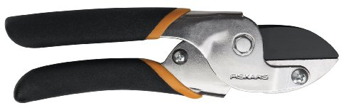 Fiskars Anvil Pruner, 5/8-Inch Cut Capacity Branch Cutter with Power-Lever Design That Provides 2X More Power on Every Cut, Best for Dry, Dead Stems and Small Branches