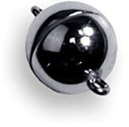 Knorr Prandell 2222545 - Magnetkugel, Kunststoff glänzend, 12 mm, 1 Stück im Beutel, silberfarben