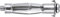 TOX Tassello in metallo per intercapedini Acrobat M5x52 mm, 4 pz, 035701071