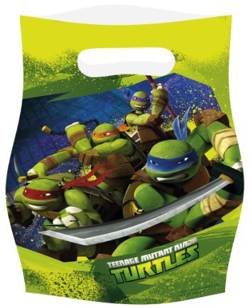amscan Teenage Mutant Ninja Turtles 6-Party Geschenktüten