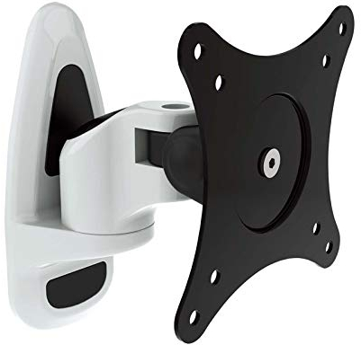 HFTEK - Monitor TV Wand Halterung Halter Wandhalterung für Bildschirme von 15 bis 27 Zoll mit VESA 75/100 - HF17S