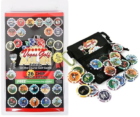 Vegas Golf All-in-Edition-freie Deluxe-T-Shirt-Tasche im Lieferumfang enthalten, Mehrfarbig (ALLIN)