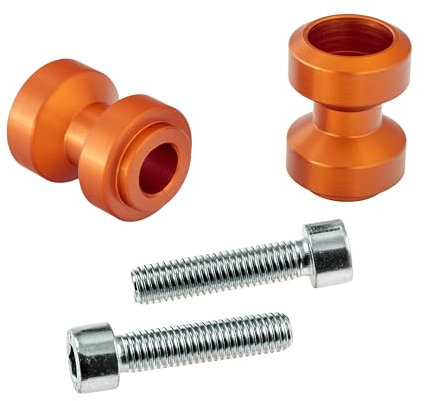 Bobbins/Racingadapter Ständeraufnahmen Schwingenschutz Schwingenadapter für Montageständer M6 Gewinde orange