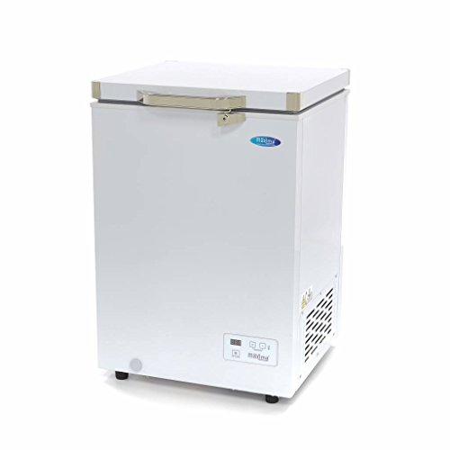 Maxima Congélateur coffre - 93 L - 2 roues - compact