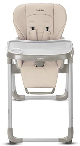 Inglesina My Time Hochstuhl, Butter, Verstellbar von Geburt bis 36 Monate, Faltbar, Modernes Design, Höchster Komfort und Hygiene