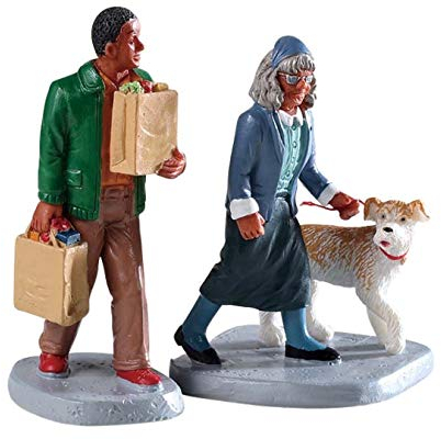 Lemax Village Collection 92742 Happy To Help 2er Set