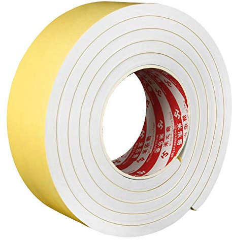 Nastro biadesivo in schiuma espansa-Lunghezza 5 metri: larghezza 30 mm * spessore 3 mm