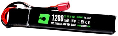 NUPROL Power - 11.1v LiPo 1200mAh 3S Deans [Rate 20C @ 24A] [Burst 40C @ 48A] - Stick