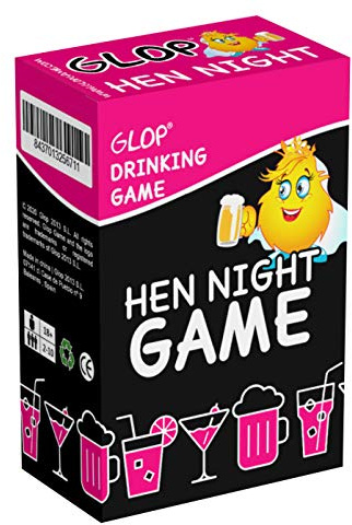 Glop Hen Night - Hen Party Games - Drinking Games - Bride to Be - Board Game - 100 Cards