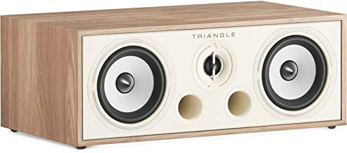 Triangle - Altoparlante Centrale Home Cinema BOREA BRC1-2 Vie - Potenza Massima 100W - Sensibilità 90 dB/W/m - Bass Reflex - 485 x 176 x 274 mm - Rovere Chiaro