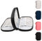 Ruyosn Kabel Organizer Tasche Wasserdicht Klein Kabeltasche Doppeltschicht Festplattentasche Elektronische Tasche Elektro Organizer Cable Bag Elektronik Zubehör Organisator Kabel für Reise Schwarz