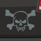 Totenkopf Aufkleber 6 Größen 21 Farben Skull Bones Jolly Roger Halloween Knochen