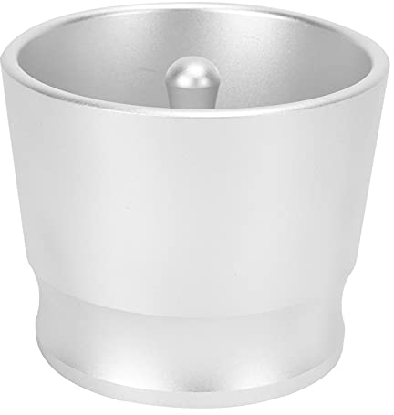 51 mm Dosierbecher,Kaffee-Dosierringbecher aus Aluminiumlegierung, Pulverbehälter, Kaffeezubehör, Kaffeebecher, Kaffeesatz, der Barista-Pulverzufuhrteil wiegt